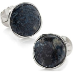 Blue Cufflinks Men's Ox And Bull Trading Co. Sterling Silver & Pietersite Cufflinks Navy Navy