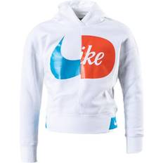 Nike JDI Fleece Hoody Junior White, Tøj, Skjorter, Hvid