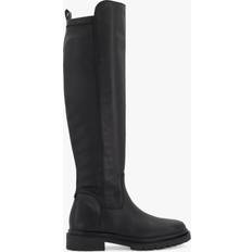 Black High Boots Dune London 'Tempar' Leather Knee High Boots Black