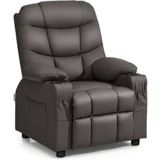 Bed Bath & Beyond Kids Recliner Chair PU Leather Cup Holder