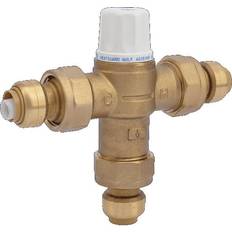 Plumbing Sharkbite 1/2 in. Push-to-Connect Brass Heat Guard 160 Thermostatic Mixing Valve