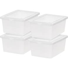 Boxes & Baskets Iris USA 14.5 Quart Bin Tote Organizing Container Storage Box