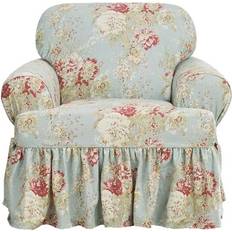 Cotton Loose Armchair Covers on sale Waverly Ballad Loose Armchair Cover Blue, Red (109.2x101.6cm)