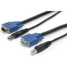 KVM Switches EZGeneration m 10 ft. USB 2-in-1 KVM Swtc