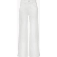 Chloé Bomull Flare Boyfriend Jeans - White