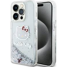 Hello Kitty HKHCP14XLIKHET iPhone 14 Pro Max 6.7 srebrny/silver hardcase Liquid Glitter Charms Head