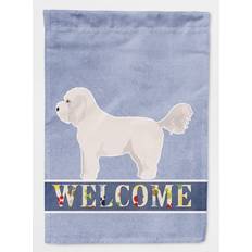 Garden & Outdoor Environment Caroline's Treasures CK3711CHF Bichpoo White Welcome Flag
