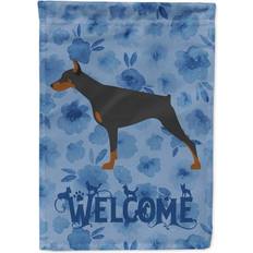 Garden & Outdoor Environment Caroline's Treasures Doberman Pinscher Welcome Garden Size Outdoor-Flags Multicolor