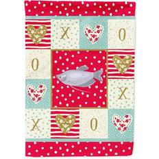 Garden & Outdoor Environment Caroline's Treasures CK5489CHF Moonlight Gourami Love Flag