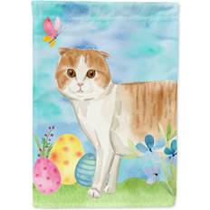 Garden & Outdoor Environment Caroline's Treasures Scottish Fold Easter Eggs Canvas House Size Outdoor-Flags Multicolor