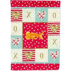 Garden & Outdoor Environment Caroline's Treasures Bubble Eyed Goldfish Love 2-Sided Flag