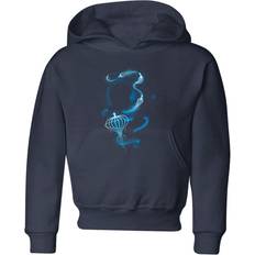 Fantastic Beasts Newt Silhouette Kids' Hoodie Navy 9-10