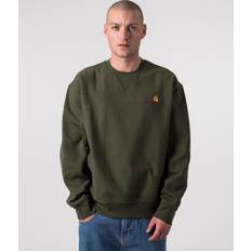 Carhartt WIP american script sweatshirt in green2XL