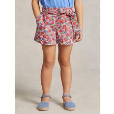 Polo Bukser Børnetøj Polo Ralph Lauren Belted Floral Cotton Shorts - Multicoloured