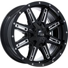 Car Rims RTX RAVINE Custom Wheel - 17x8, 0 Offset, 5x139.7 Bolt Pattern, 87.1mm Hub Milled Accents Rim