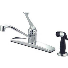 Elements Of Design Columbia Chrome Single Handle Low-arc Gray