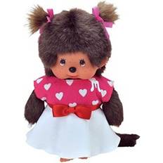 Monchhichi Leksaker Monchhichi kläder för standard, 20 cm – olika mönster röda, vita hjärtan