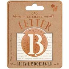 IF Literary Letters Metal Bookmark Letter