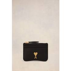 Ami Paris Zipped Card Holder Black - OS