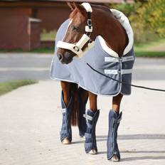 135cm Couvertures pour Chevaux Kavalkade Couverture d'écurie ou de transport pour cheval Elegance Gris