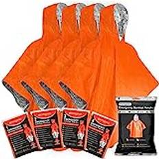 Emergency Survival Poncho hermal Mylar Foil Coating Blanket