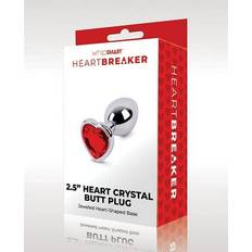 Whipsmart Whipsmart Heartbreaker 2.5 Heart Crystal Butt Plug Red