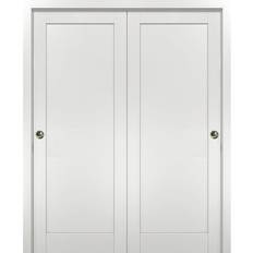 Double Door Doors SartoDoors Sliding French Pocket Frosted Glass S 0502-Y (x82.7")