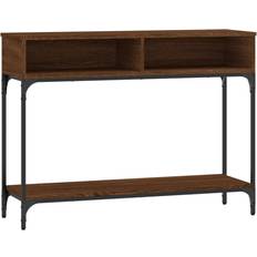 vidaXL brown oak Side Couch Engineered Console Table