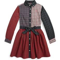 Polo Ralph Lauren Girl's Plaid Cotton Fun Shirtdress - Multi