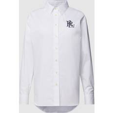 Lauren Ralph Lauren Dame Skjorter Lauren Ralph Lauren Skjorter Skjortebluser KOTTA-LONG SLEEVE-BUTTON FRONT SHIRT Hvid