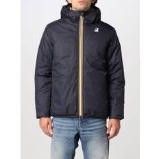 Blu - Uomo Abbigliamento esterno K-Way Coupe-vent col montant À capuche - Taille