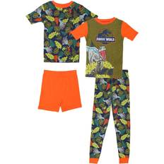 Dinosaurs Pyjamases Children's Clothing AME Sleepwear Piece Boys Green From The Jungle Jurassic World Set Blue/Green/Orange