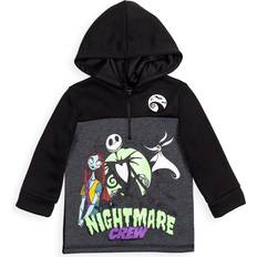 Disney Black Hoodies Disney Disney Nightmare Before Christmas Jack Skellington Sally Toddler Boys Fleece Hoodie 5T Black/Gray