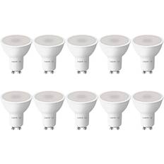 Lepro LE GU10 LED Bulbs 5W, 50W GU10 Halogen Spotlight Bulb Equivalent, 450lm LED GU10 Bulbs, Warm White 2700K Energy Saving Light Bulb, 100 Beam, AC 220