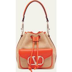 Polyester Bucket Bags Valentino Garavani Loco Small Drawstring Bucket Bag