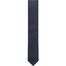 Blue Ties Reiss Mens Navy Liam Polka-dot Woven tie