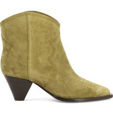 Isabel Marant Kängor & Boots Isabel Marant Ankle Boots Darizo aus Veloursleder Beige