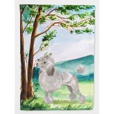 Garden & Outdoor Environment Caroline's Treasures Tree Silver Poodle Flag Canvas House Size Multicolor