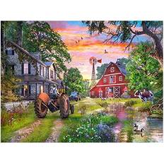 Jigsaw Puzzles Vermont christmas Company Working Farm Jigsaw Puzzle 550 Piece