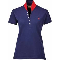 Dublin Lily Cap Sleeve Polo Navy