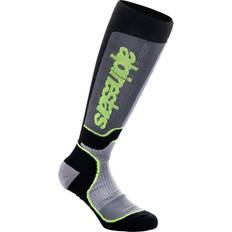 Alpinestars M Plus Strumpor - Svart/Grå/Gul Fluo