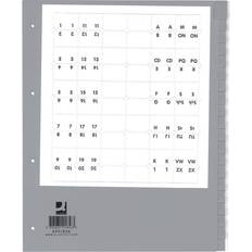 A4 Blocchi note Connect Divisore Neutro Q-Connect Grigio XL 24x29.7 cm Ppl 20 Fogli KF01856