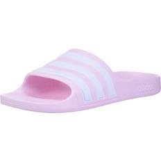 Adidas White Sandals Children's Shoes Adidas Adilette Aqua Slide Sandal in Clpink/ftw