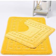 Kampala hill Yellow Bath Mat 2