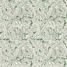 Clarke & Clarke 10m x 0.5m, Sage Green/Cream Acanthus Wallpaper