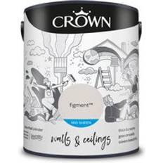 Paint Crown Walls and Ceilings Mid Sheen Emulsion Grey