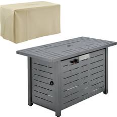 Dakota Fields Gas Fire Pit Table