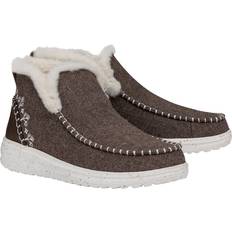 Hey Dude Femme Chaussures Hey Dude Denny Faux Shearling - Black