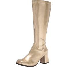 Gold High Boots Ellie Shoes Gogo Boot Women's - Gold