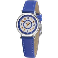 Leather Imitation Wrist Watches Atrium kinder-armbanduhr analog quarz jungen kunstleder a31-102 blau